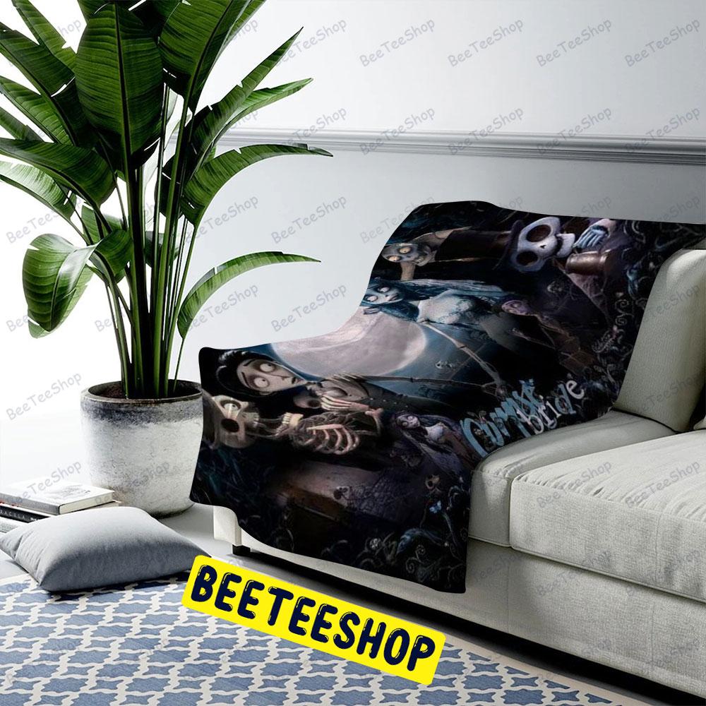 Beautiful Horror Movie Corpse Bride Halloween Beeteeshop US Cozy Blanket