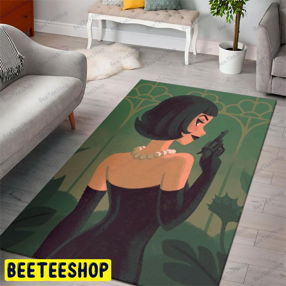 Beautiful Mrs White Clue Halloween Beeteeshop Rug Rectangle