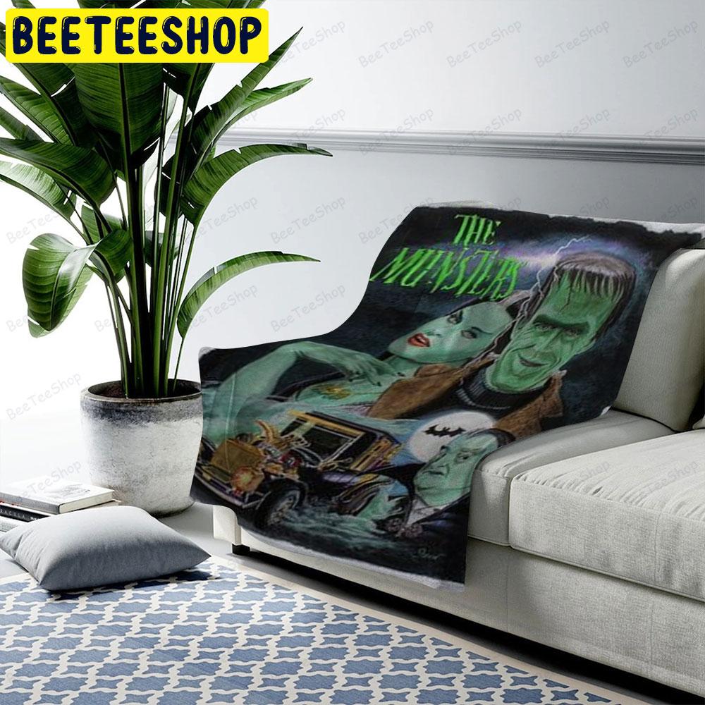 Best Movie Halloween The Munsters Beeteeshop US Cozy Blanket