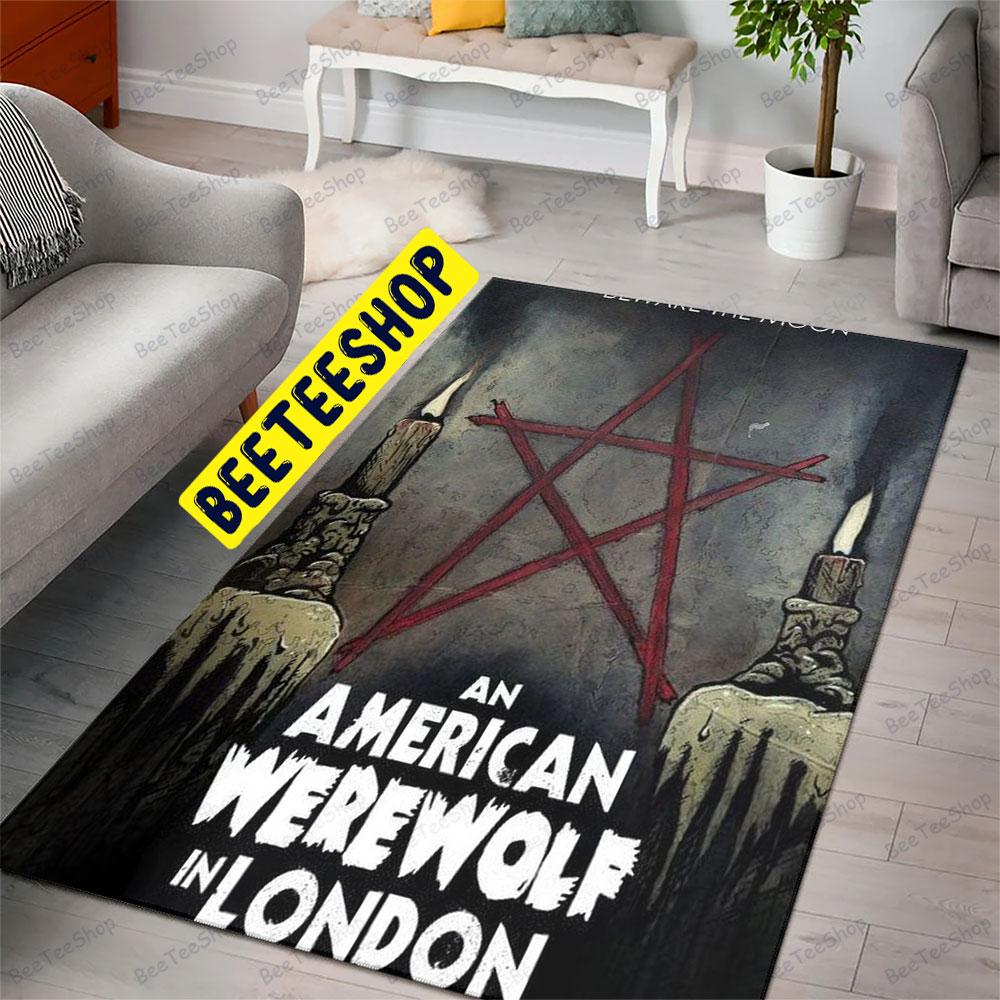 Beware The Moon An American Werewolf In London Halloween Beeteeshop Rug Rectangle