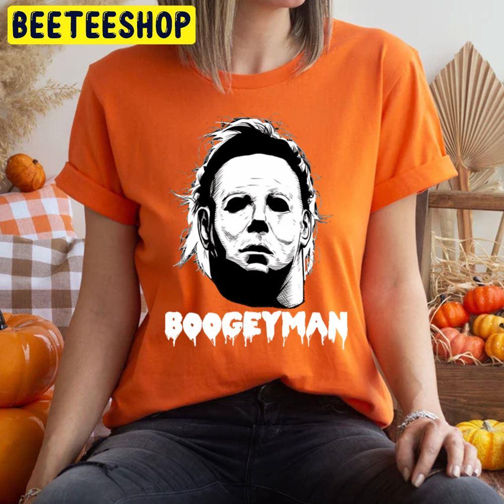 Black And White Michael Myers Halloween Beeteeshop Trending Unisex T-Shirt