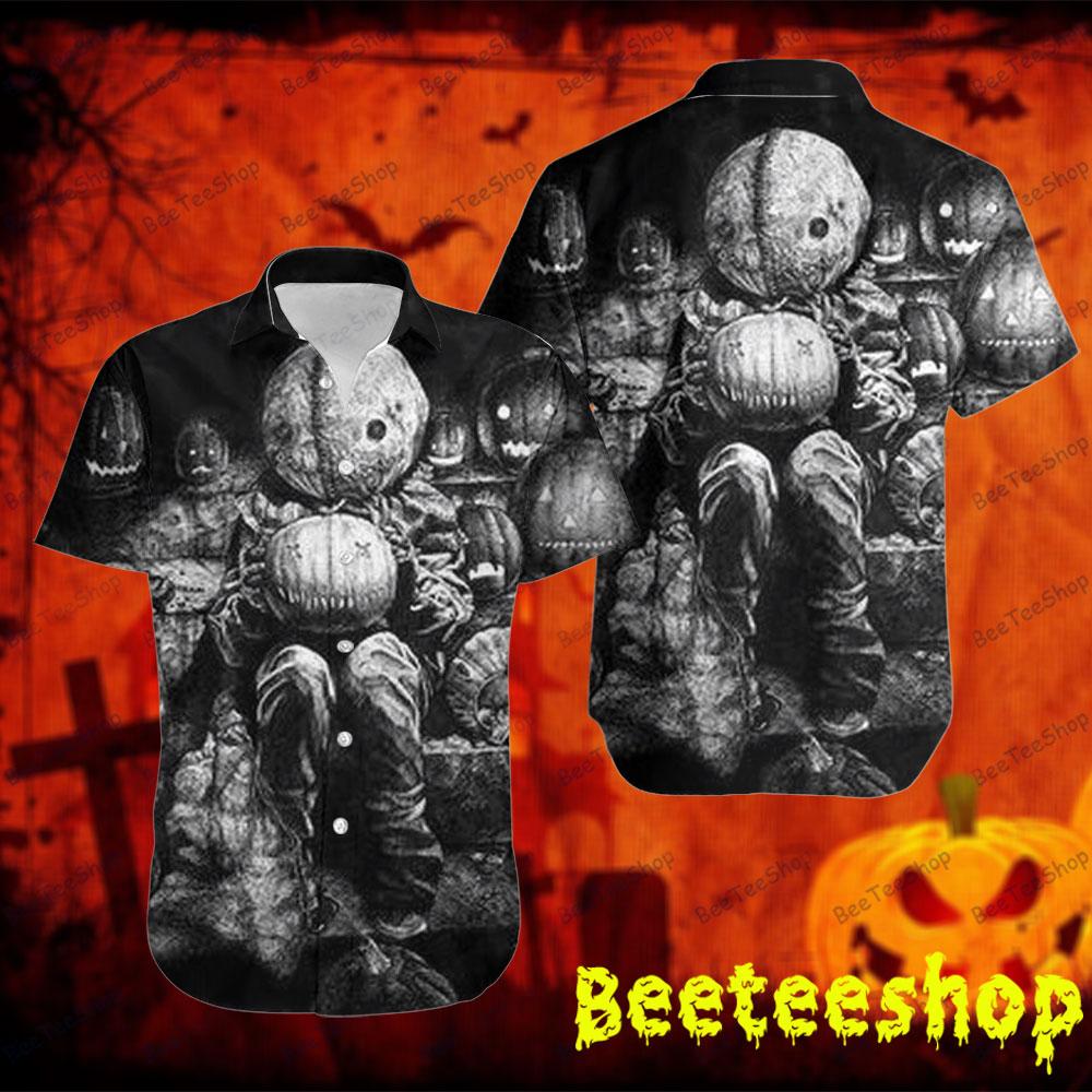 Black And White Sam Pumpkin Trick ‘R Treat Halloween Beeteeshop Hawaii Shirt