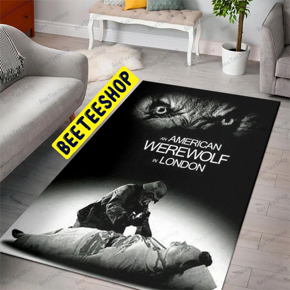 Black Art An American Werewolf In London Movie Halloween Beeteeshop Rug Rectangle