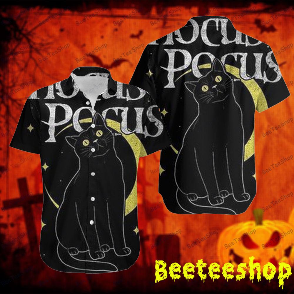 Black Cat Hocus Pocus Halloween Beeteeshop Hawaii Shirt