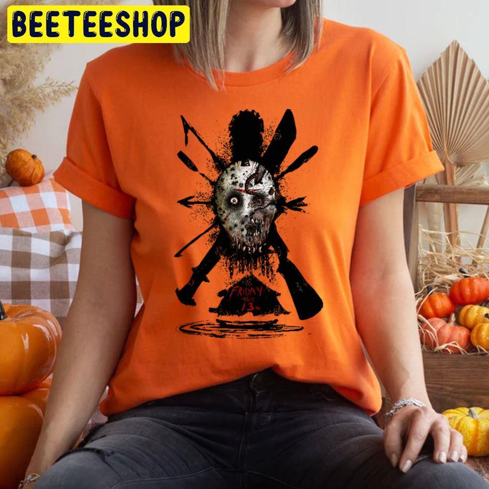 Black Head Jason Voorhees Halloween Beeteeshop Trending Unisex T-Shirt