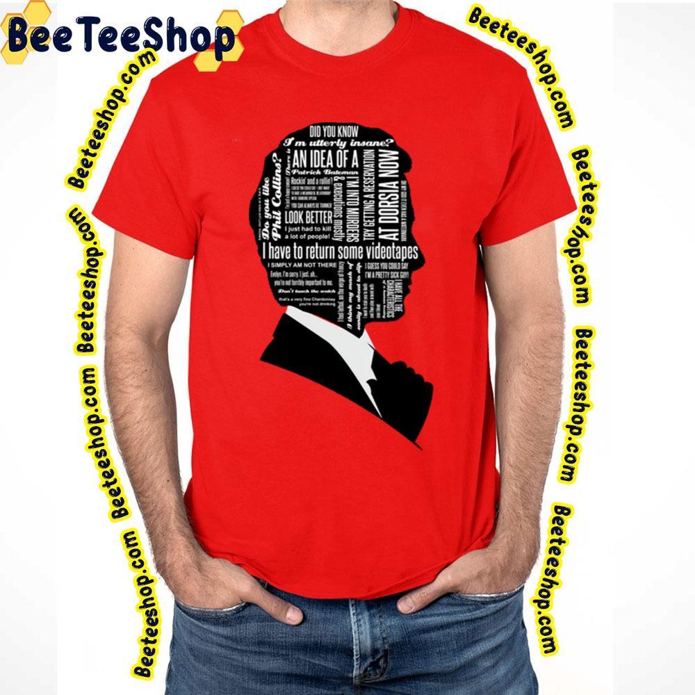 Black Head Quote Patrick Bateman Halloween Beeteeshop Unisex T-Shirt