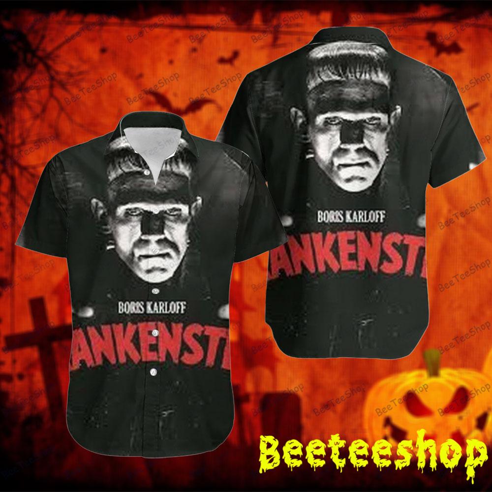 Black Horror Monster Frankenstein Halloween Beeteeshop Hawaii Shirt