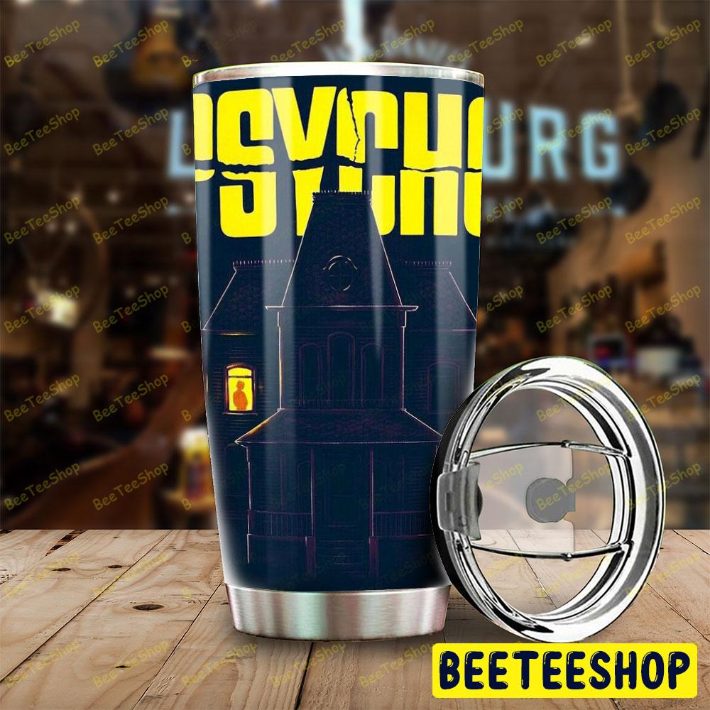 Black House Psycho Halloween Beeteeshop Tumbler Beeteeshop 