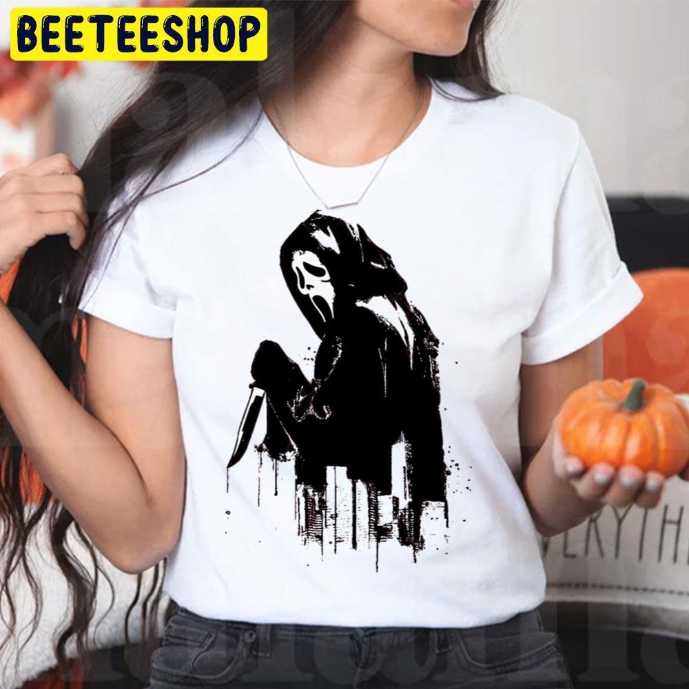 Black Ink Scream Halloween Beeteeshop Trending Unisex T-Shirt