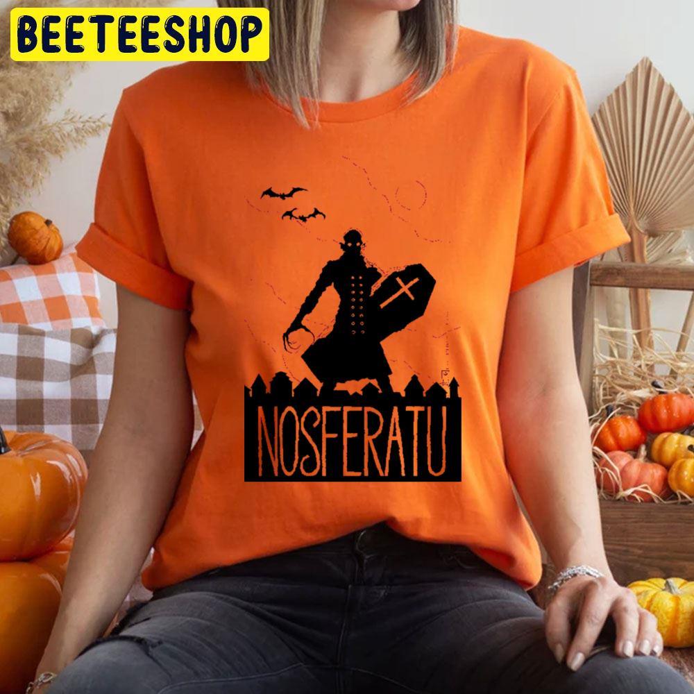 Black Minimalist Orlok Halloween Beeteeshop Trending Unisex T-Shirt