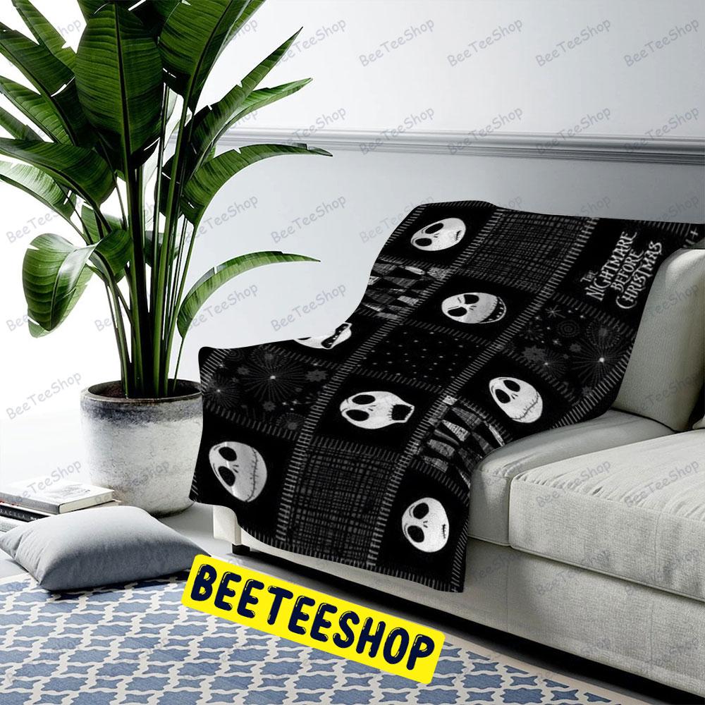 Black Pack Jack Skellington The Nightmare Before Christmas Halloween Beeteeshop US Cozy Blanket