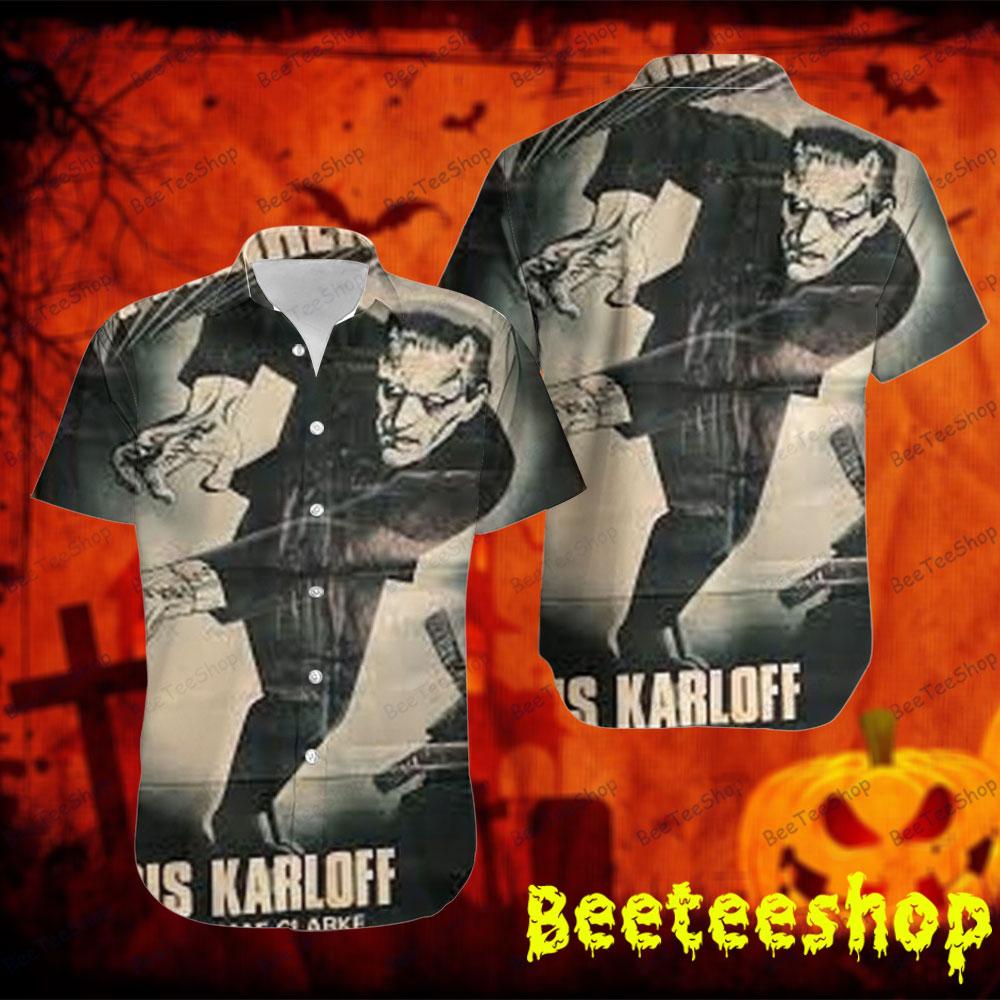 Black Style Boris Karloff Frankenstein Halloween Beeteeshop Hawaii Shirt