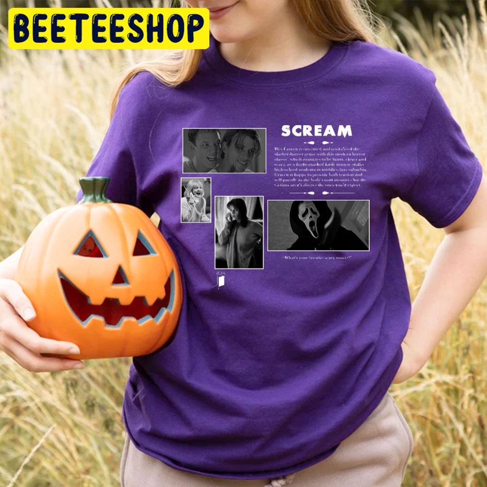 Black Synopsis Scream Halloween Beeteeshop Trending Unisex T-Shirt