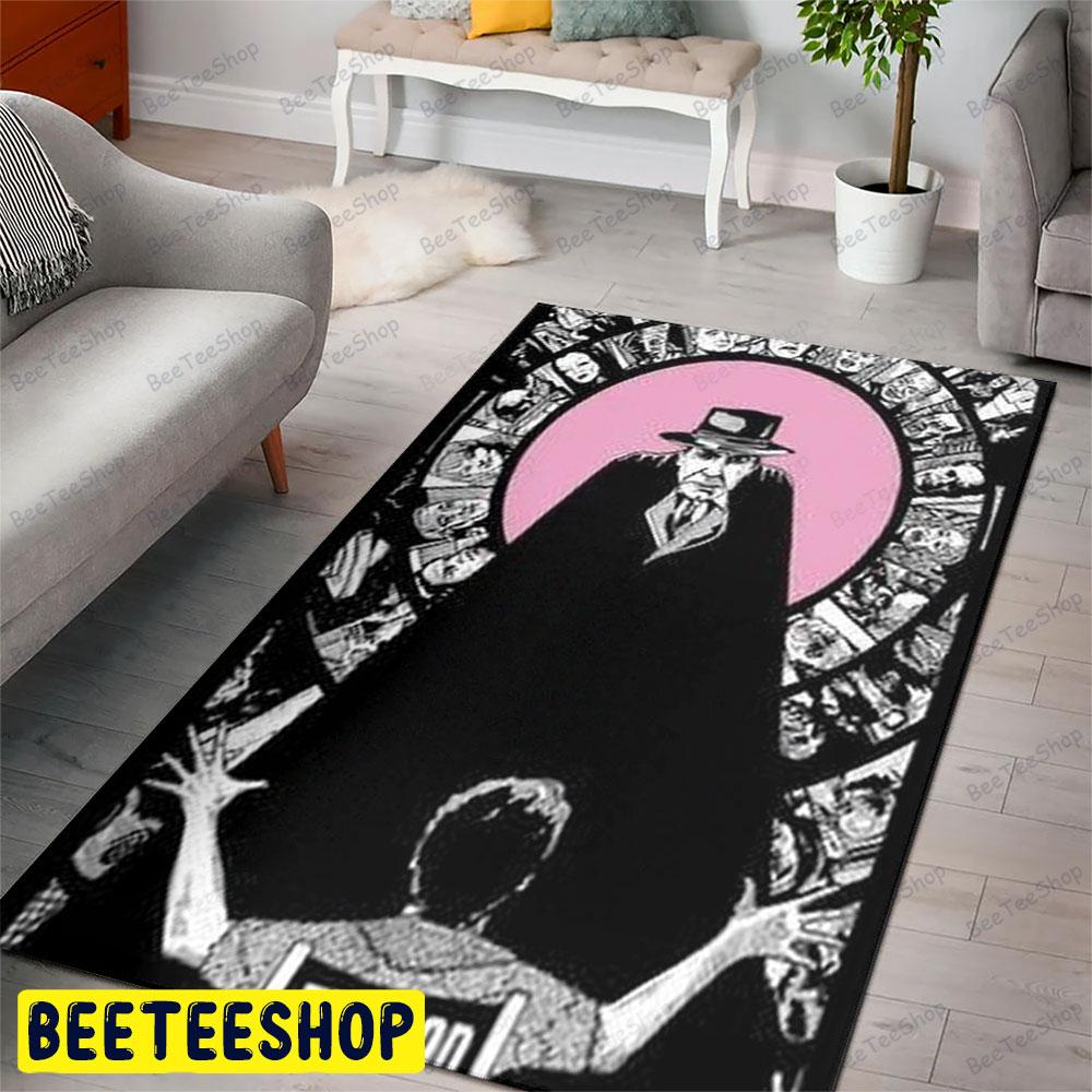 Black Witch Johnny Deep Ed Wood Halloween Beeteeshop Rug Rectangle