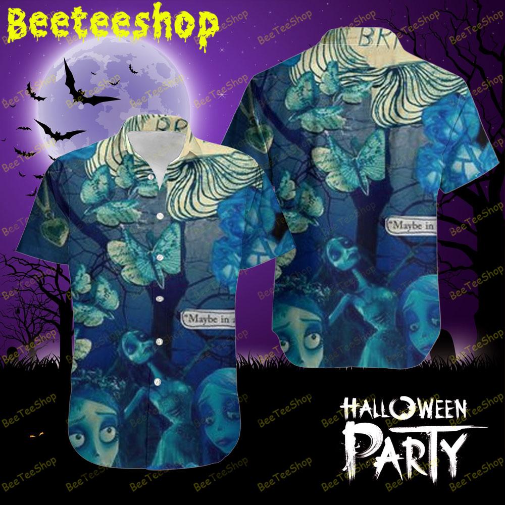 Blue Art Corpse Bride Halloween Beeteeshop Hawaii Shirt