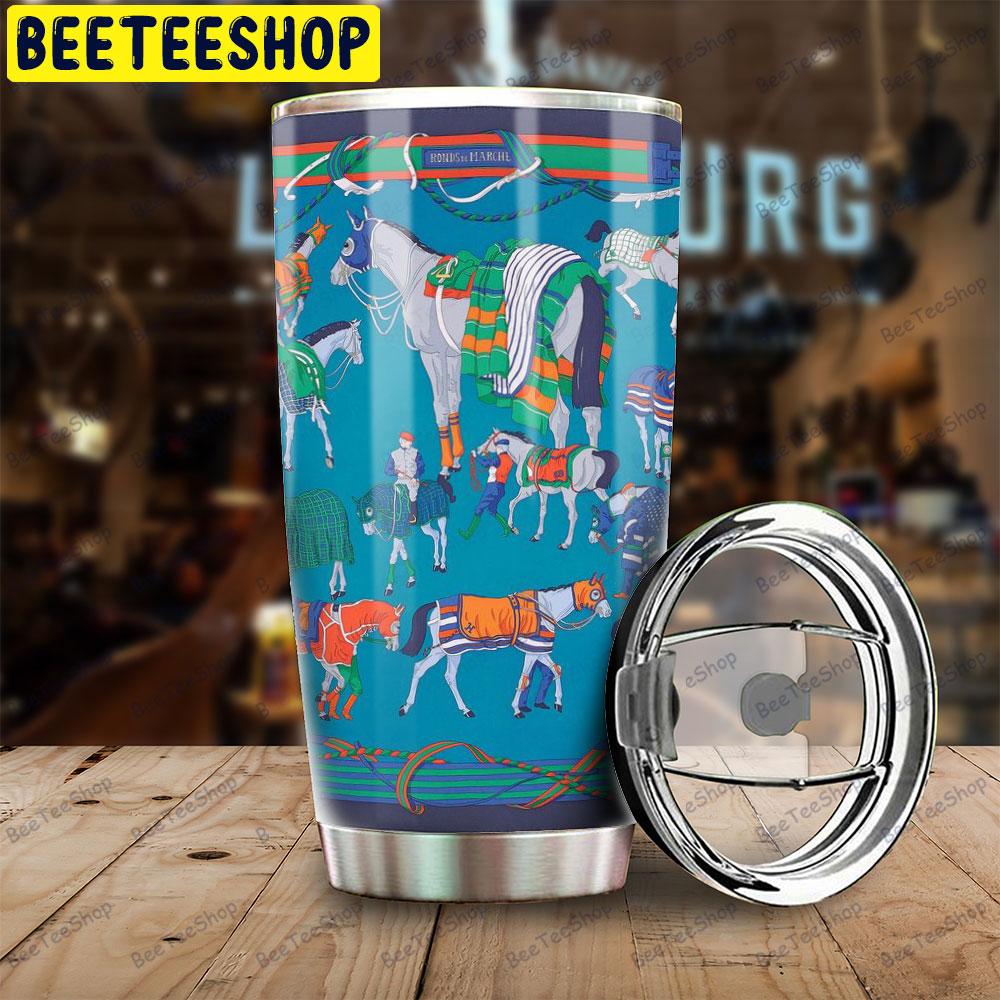 Blue Art Horse Hermès Beeteeshop Tumbler