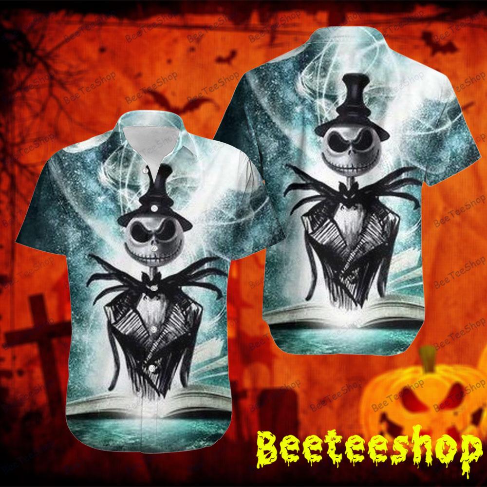 Blue Blinks Jack The Nightmare Before Christmas Halloween Beeteeshop Hawaii Shirt