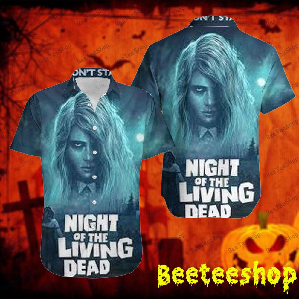 Blue Dark Night Of The Living Dead Halloween Beeteeshop Hawaii Shirt