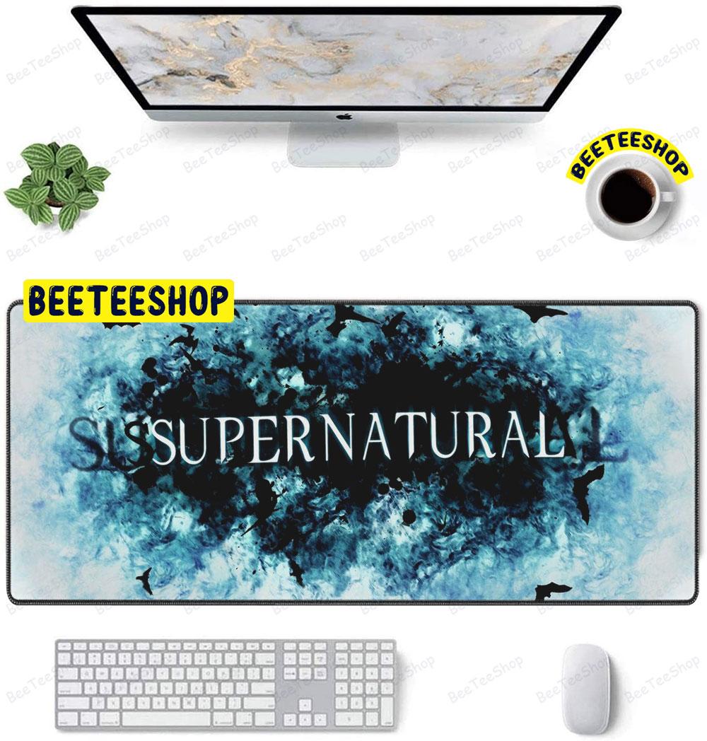 Blue Dark Supernatural Halloween Beeteeshop Mouse Pad