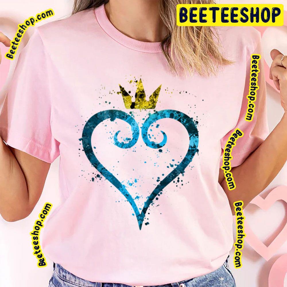 Blue Heart Crow Kingdom Hearts Beeteeshop Trending Unisex T-Shirt