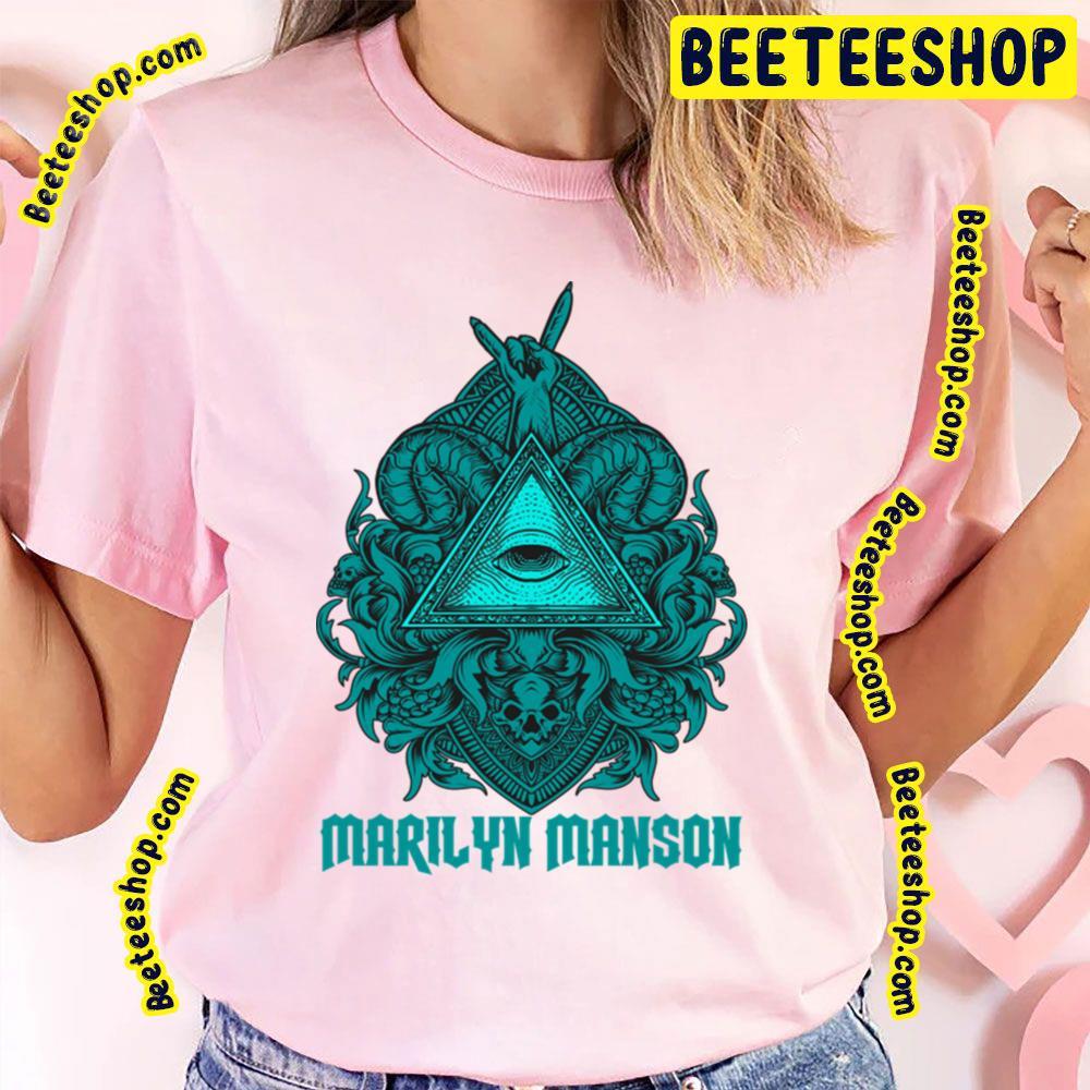 Blue Skull Marilyn Manson Beeteeshop Trending Unisex T-Shirt