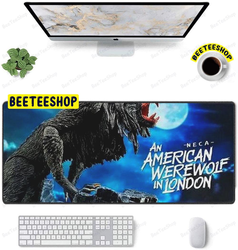 Blue Style An American Werewolf In London Halloween Beeteeshop Mouse Pad