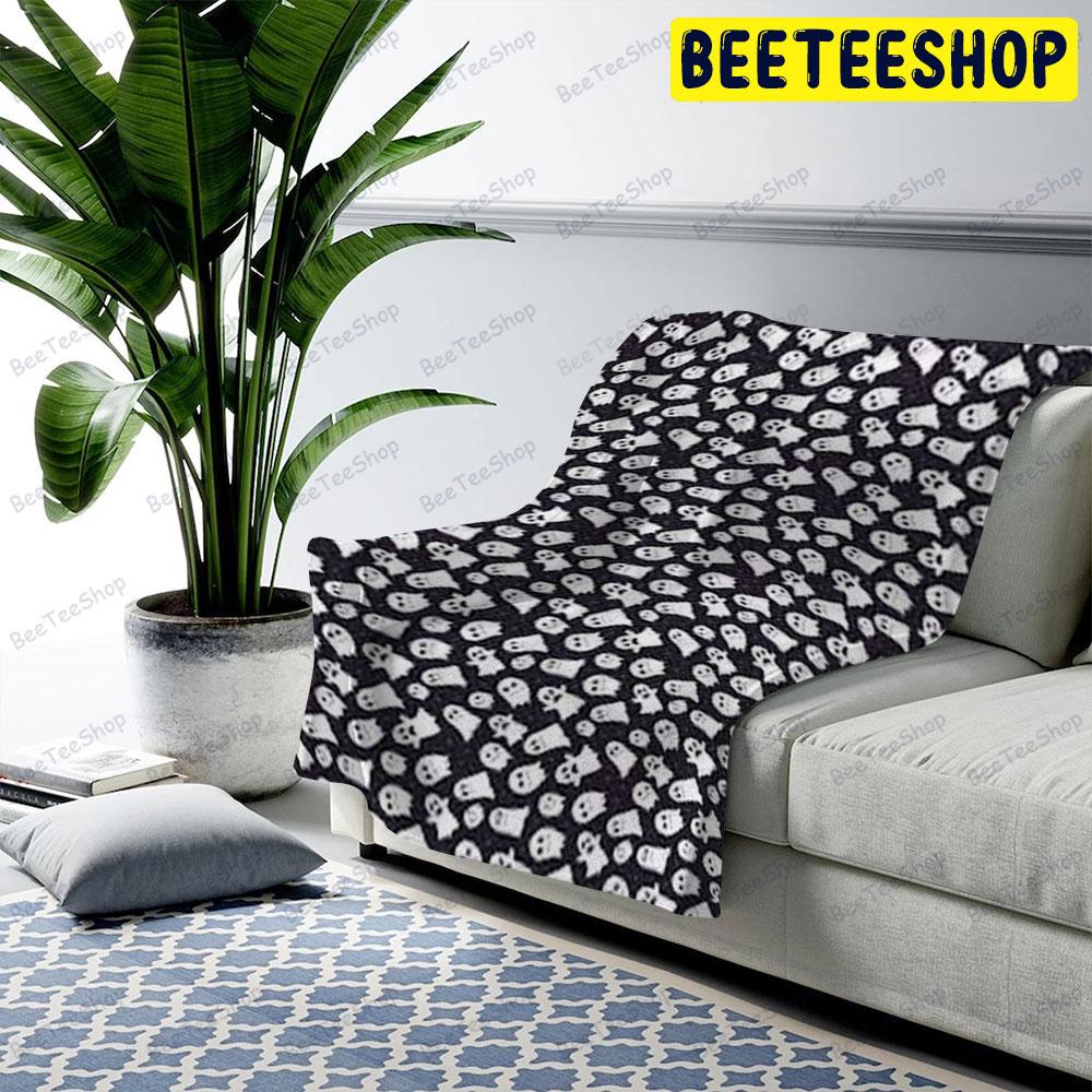 Boos Halloween Pattern 118 Beeteeshop US Cozy Blanket