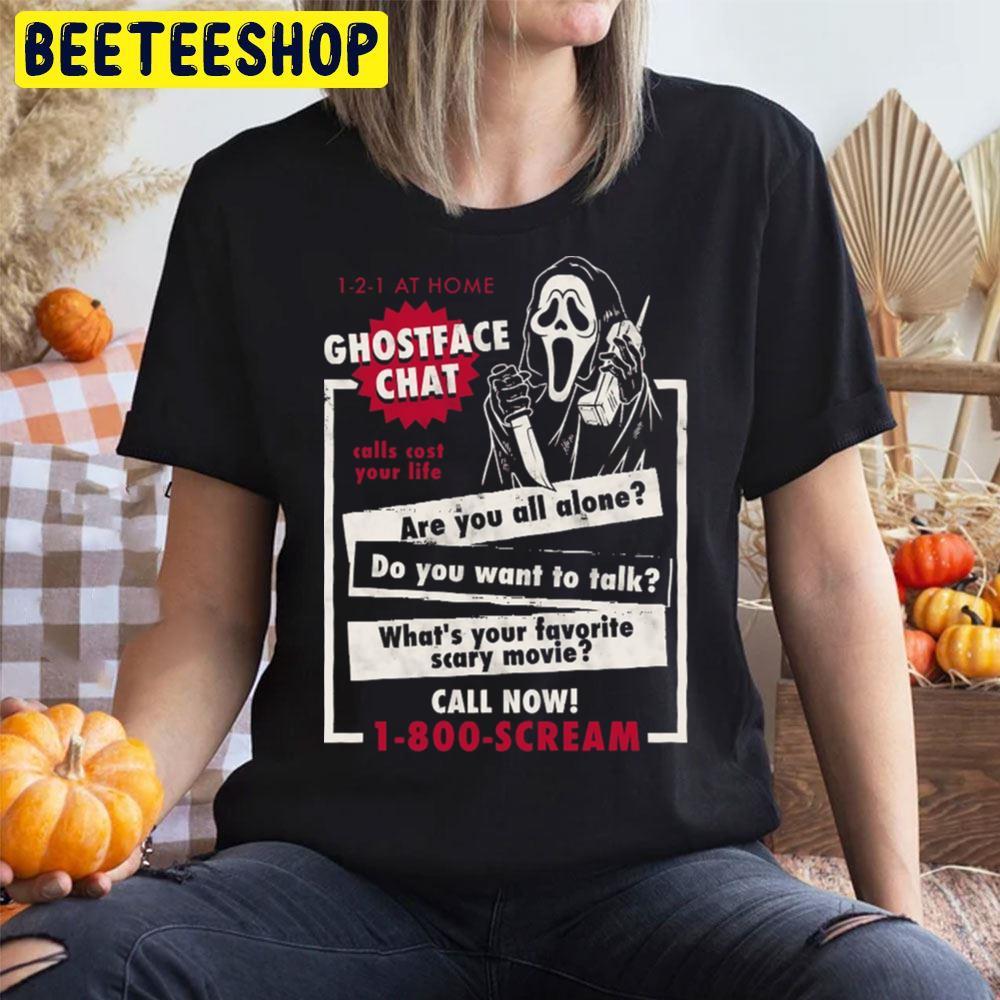 Call 1800 Creepy Ghostface Halloween Beeteeshop Trending Unisex T-Shirt