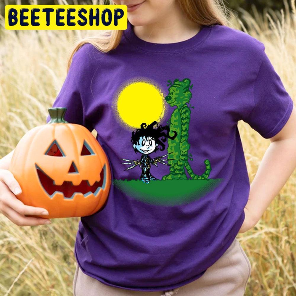 Calvin Edward Scissorhands Halloween Beeteeshop Trending Unisex T-Shirt