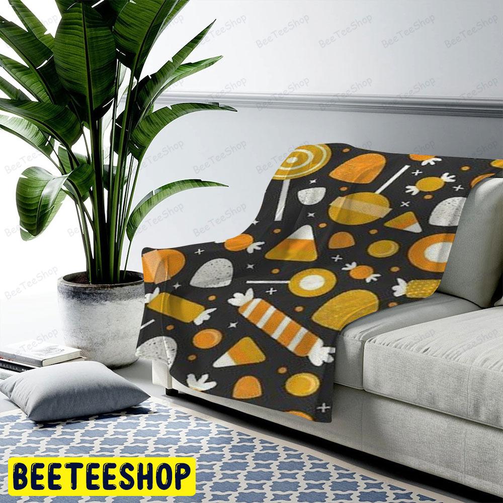 Candy Halloween Pattern 033 Beeteeshop US Cozy Blanket