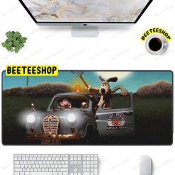 Car Moon Wallace & Gromit The Curse Of The Were-Rabbit Halloween Beeteeshop Mouse Pad