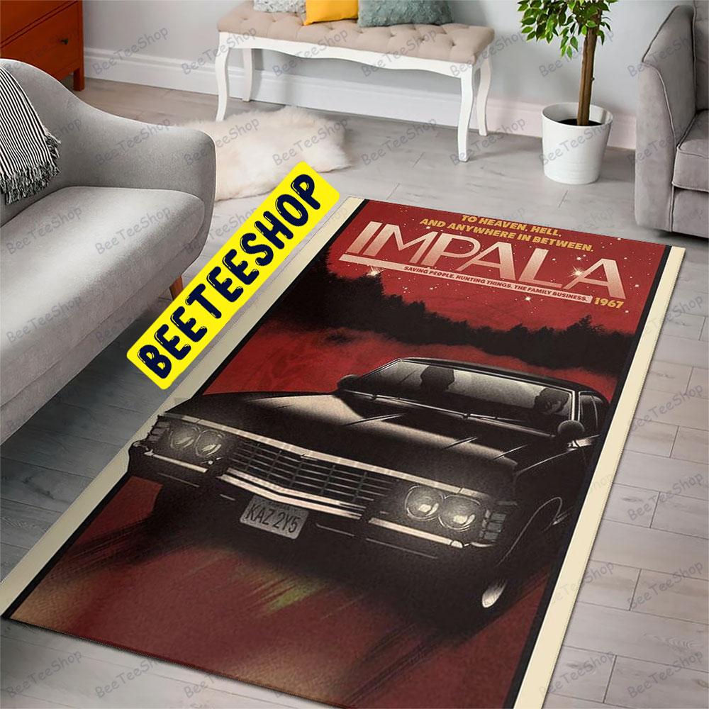 Car Supernatural Halloween Beeteeshop Rug Rectangle