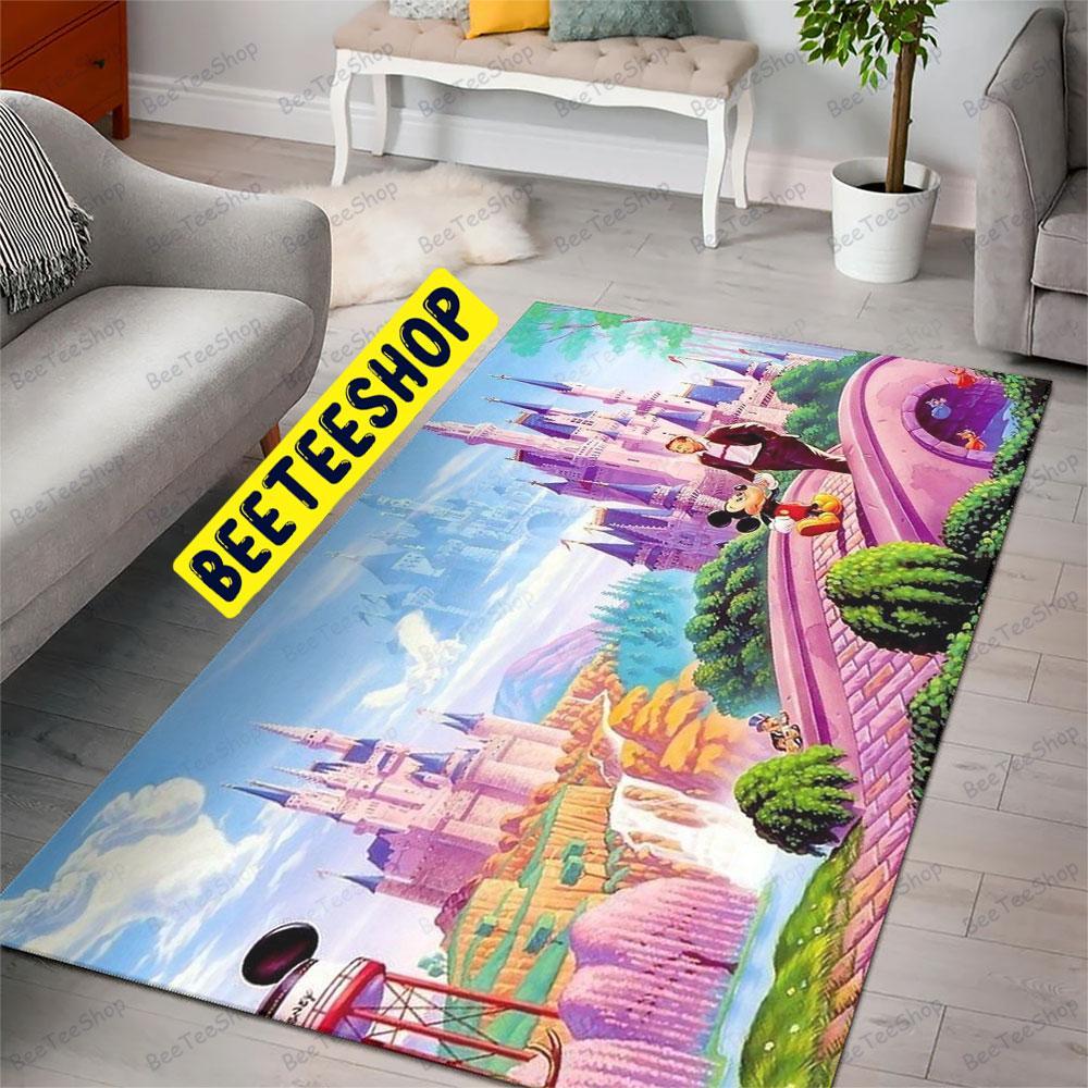 Castle The Wonderful World Of Disney Halloween Beeteeshop Rug Rectangle