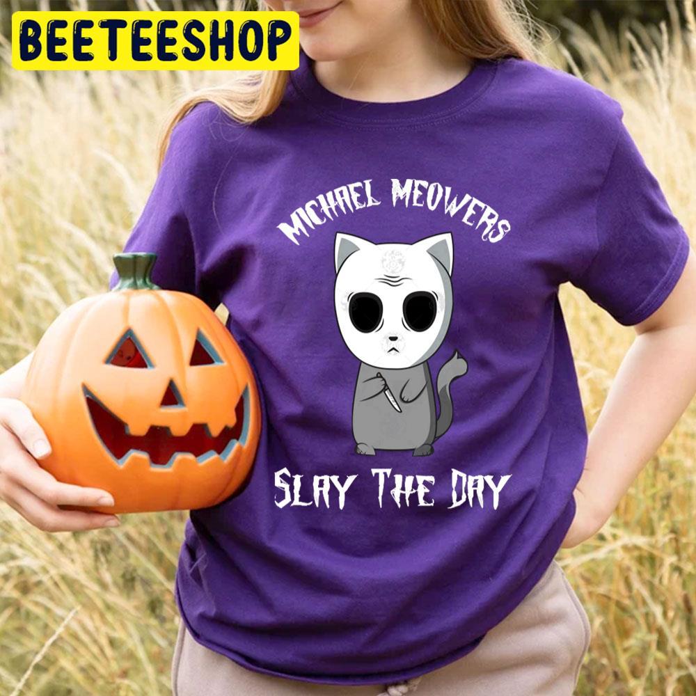 Cat Michael Myers Halloween Beeteeshop Trending Unisex T-Shirt