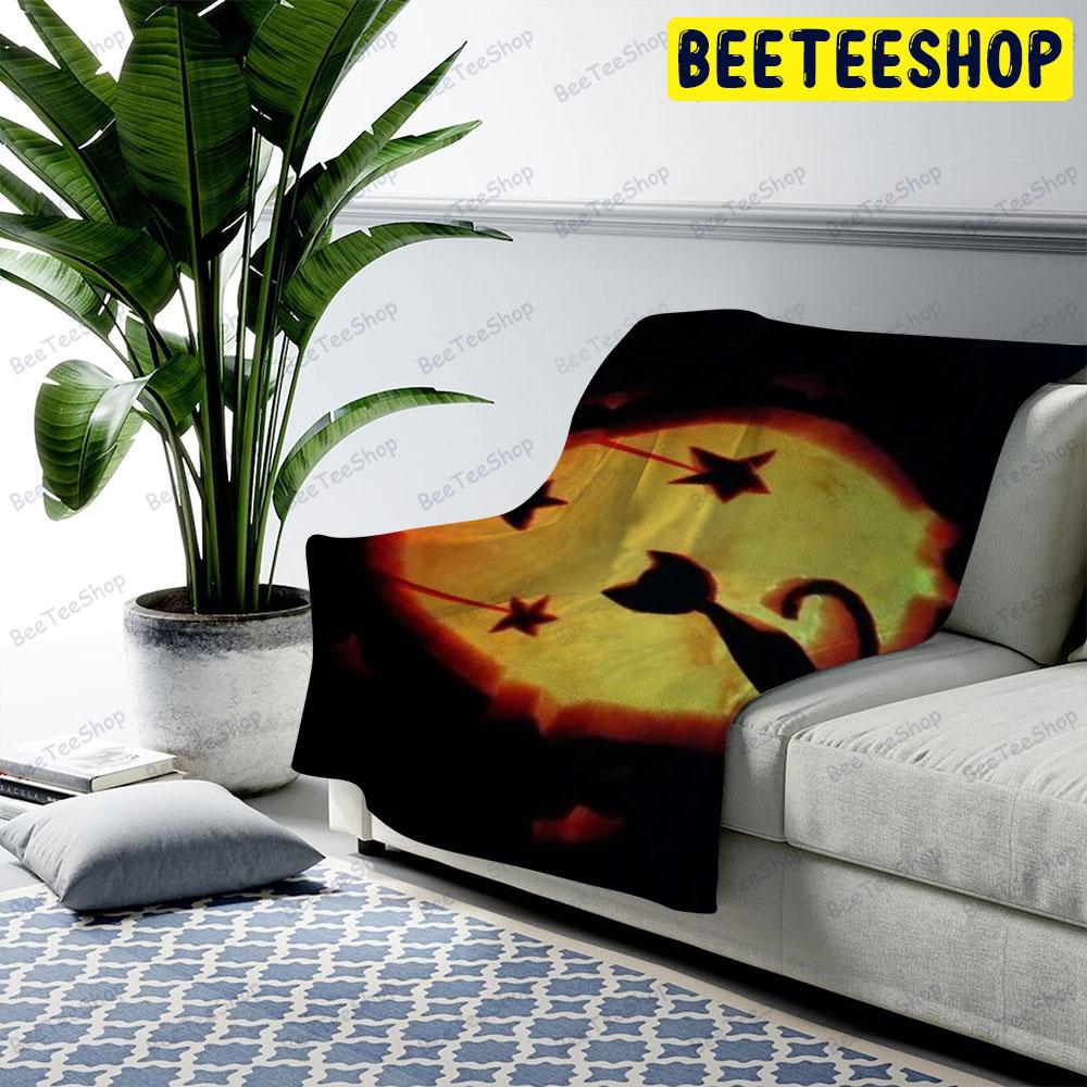 Cats Halloween Pattern 207 Beeteeshop US Cozy Blanket