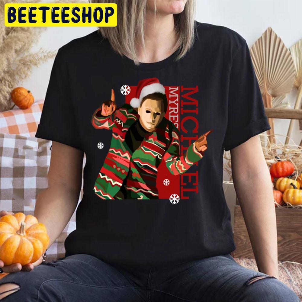 Christmas Michael Myers Halloween Beeteeshop Trending Unisex T-Shirt