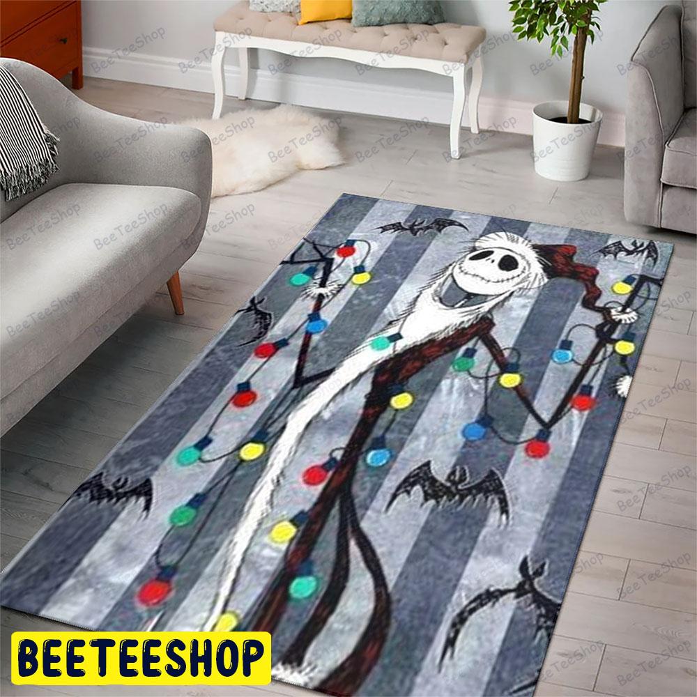 Color Light The Nightmare Before Christmas Halloween Beeteeshop Rug Rectangle