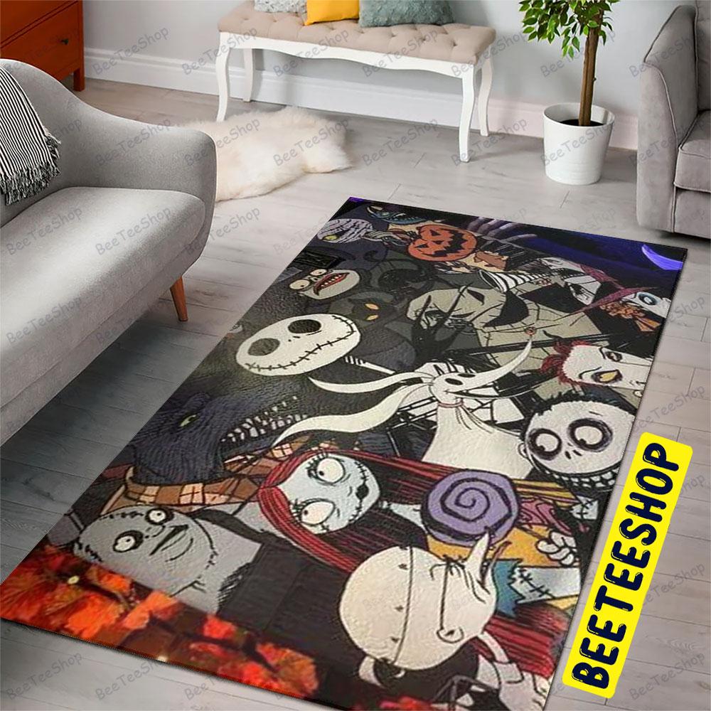 Color Style All Team Jack Skellington The Nightmare Before Christmas Moive Halloween Beeteeshop Rug Rectangle