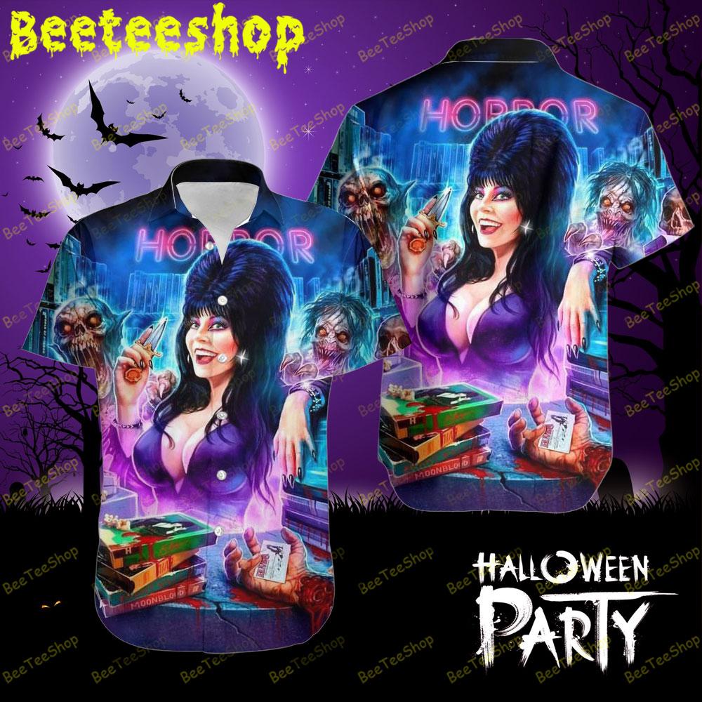 Corlor Style Elvira Mistress Of The Dark Halloween Beeteeshop Hawaii Shirt