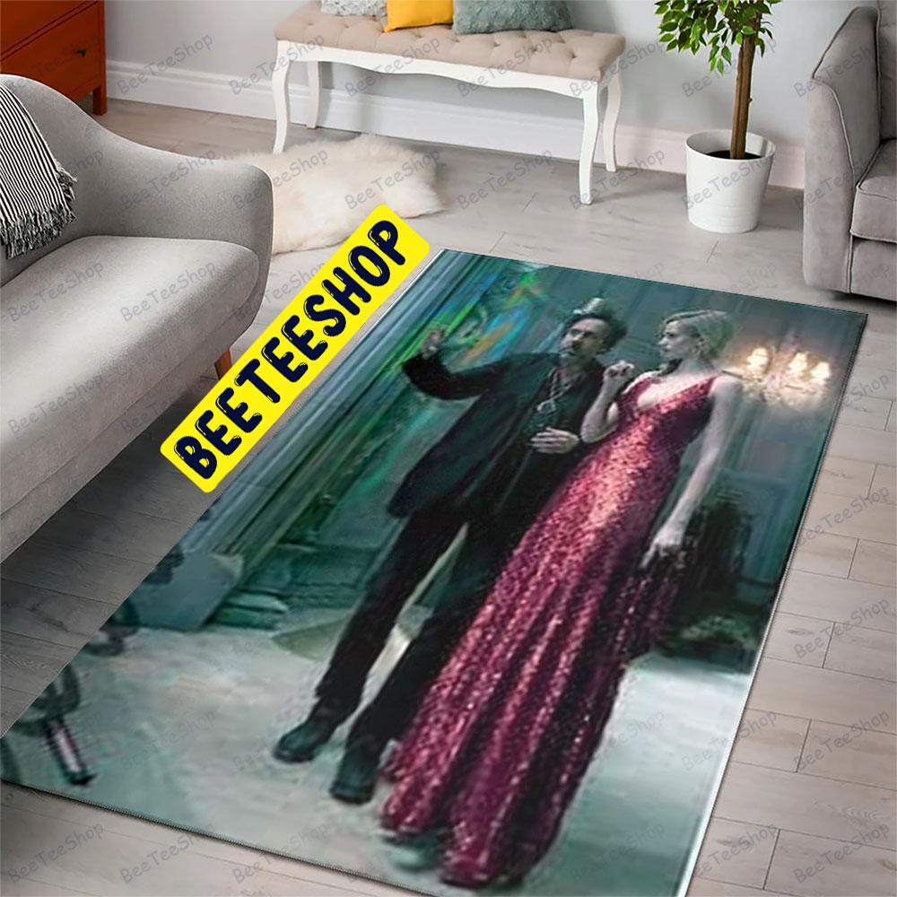 Couple Dark Shadows Movie Halloween Beeteeshop Rug Rectangle