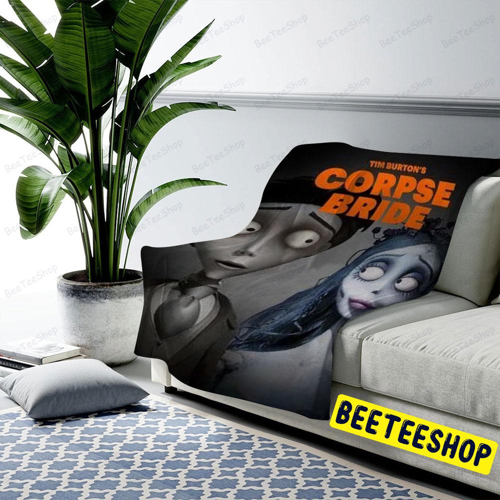 Couple Emily The Corpse Bride Halloween Beeteeshop US Cozy Blanket