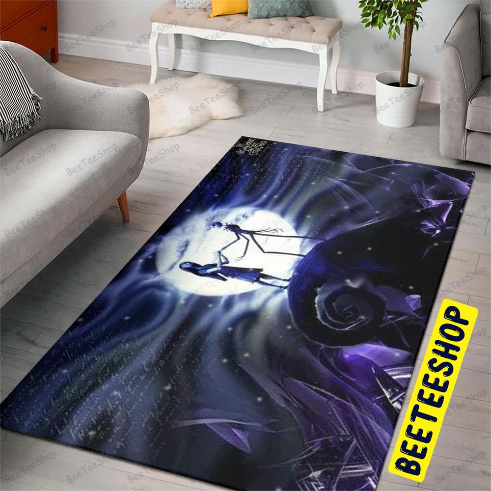 Couple Jack Romantic The Nightmare Before Christmas Halloween Beeteeshop Rug Rectangle