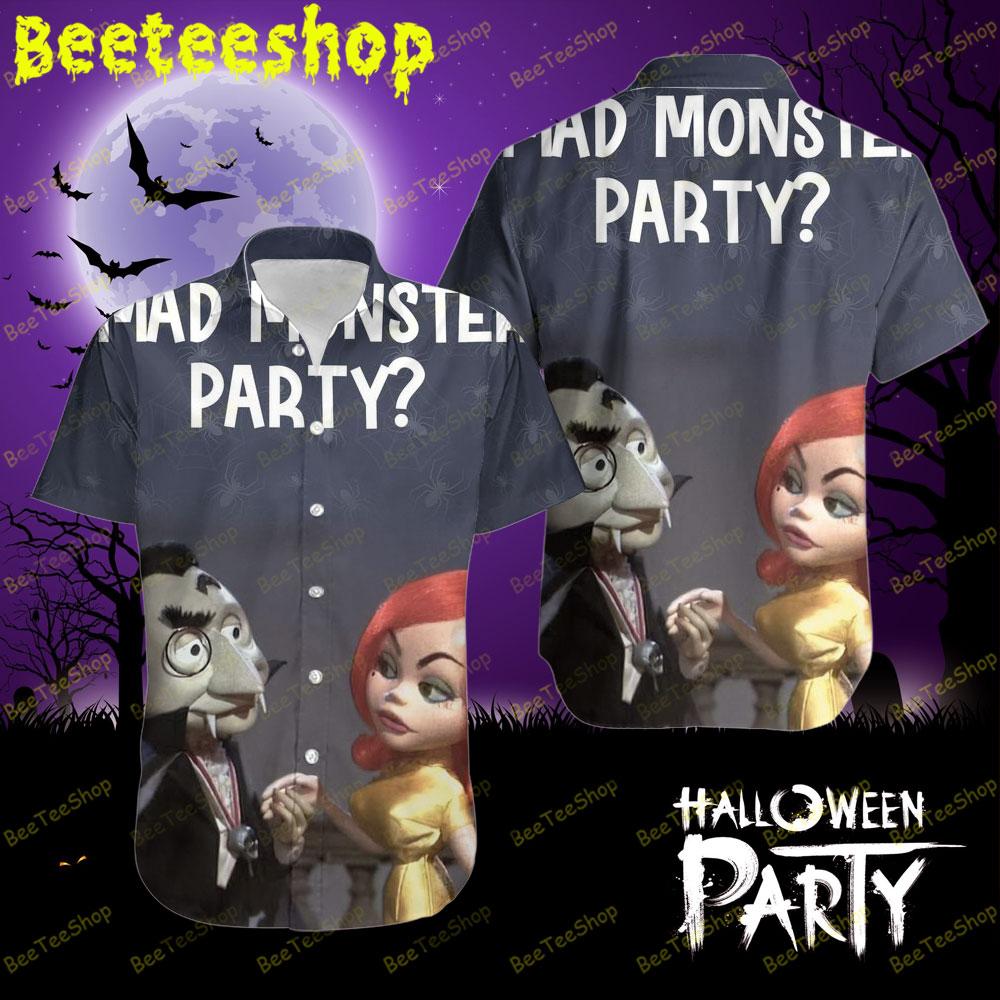 Couple Mad Monster Party Halloween Beeteeshop Hawaii Shirt