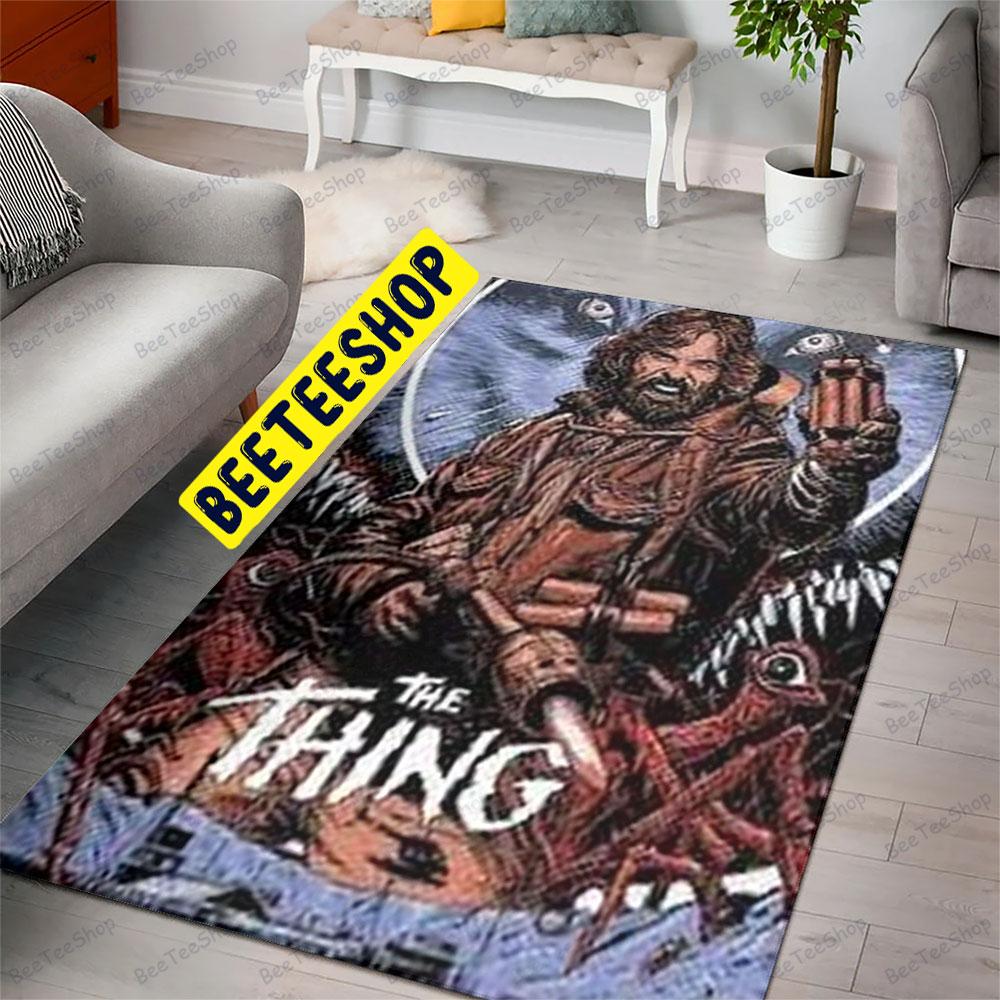 Crazy Macready The Thing Halloween Beeteeshop Rug Rectangle