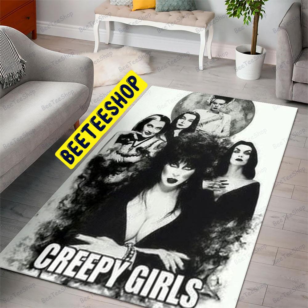 Creepy Girls Elvira Mistress Of The Dark Halloween Beeteeshop Rug Rectangle