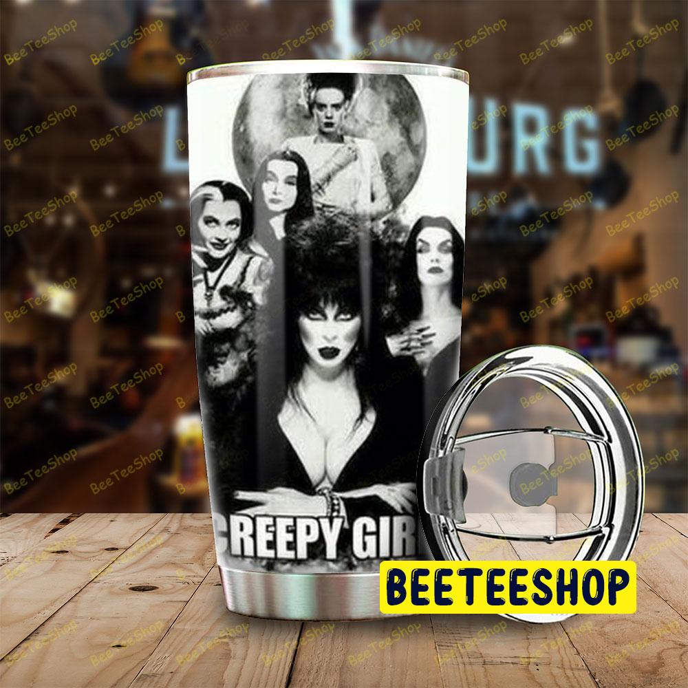 Creepy Girls Elvira Mistress Of The Dark Halloween Beeteeshop Tumbler