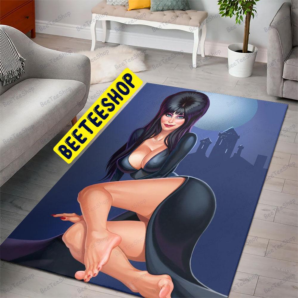 Dark Color Elvira Mistress Of The Dark Halloween Beeteeshop Rug Rectangle