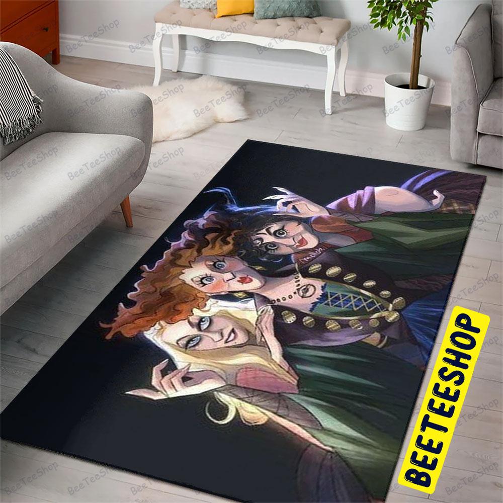 Dark Gilrs Hocus Pocus Movie Halloween Beeteeshop Rug Rectangle