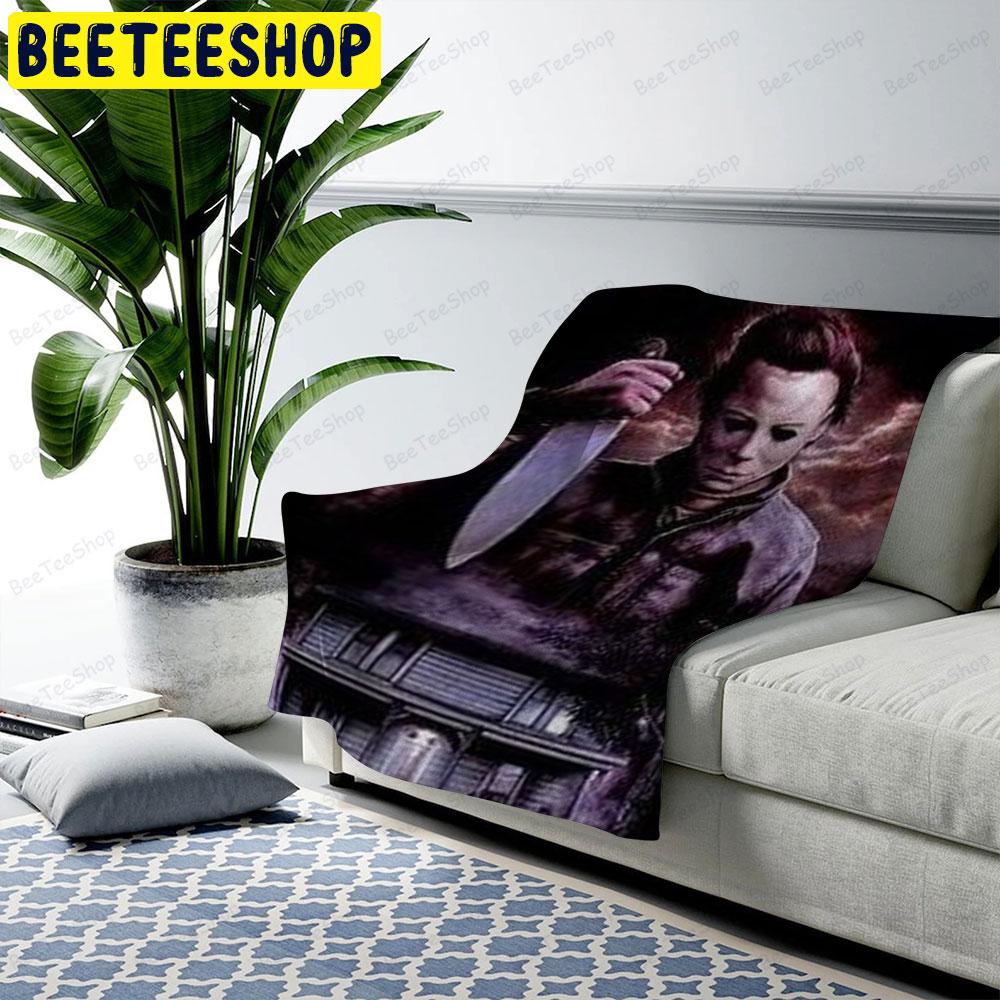 Dark Movie Halloween Beeteeshop US Cozy Blanket