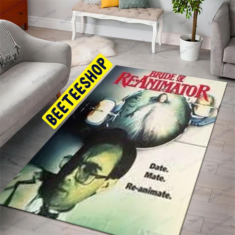 Date Mate Bruce Abbott Re-Animator Halloween Beeteeshop Rug Rectangle